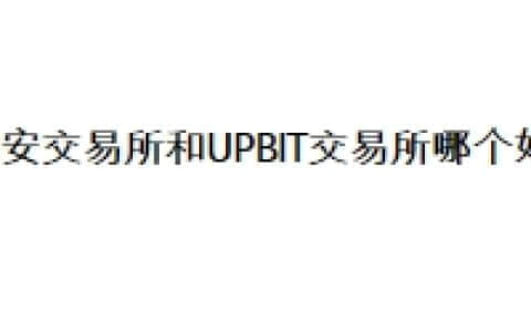 币安交易所和UPBIT交易所哪个好？