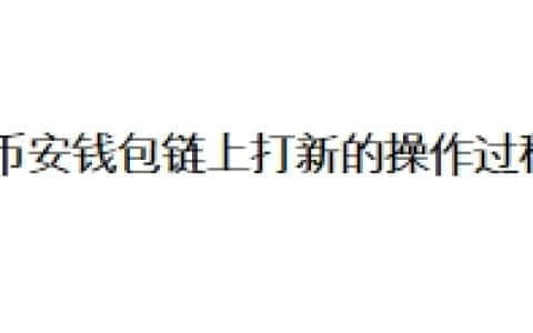 币安钱包链上打新的操作过程