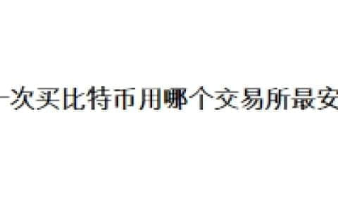第一次买比特币用哪个交易所最安全？