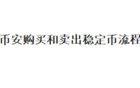 币安购买和卖出稳定币流程
