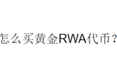 怎么买黄金RWA代币？
