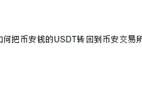 如何把币安钱的USDT转回到币安交易所？