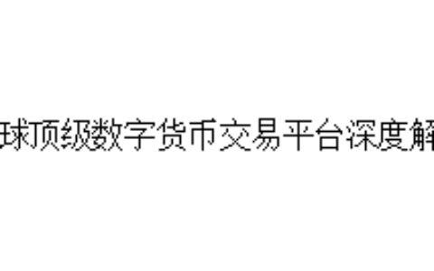 全球顶级数字货币交易平台深度解析