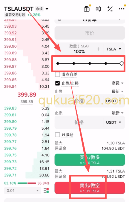 卖出做空操作