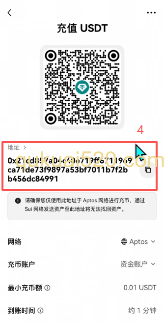 欧易充币页面网络选择