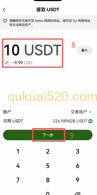 Web3钱包接收页面