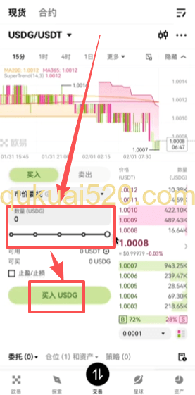买入UADG页面