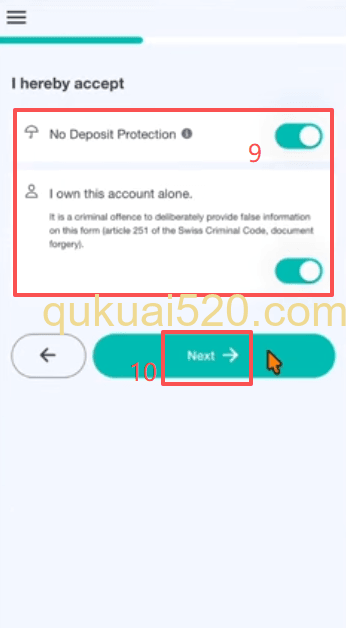 Fiat24身份认证页面