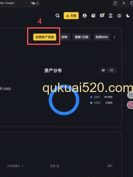 币安购买BFUSD页面