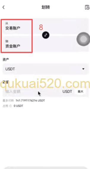 BTC/USDT现货交易界面