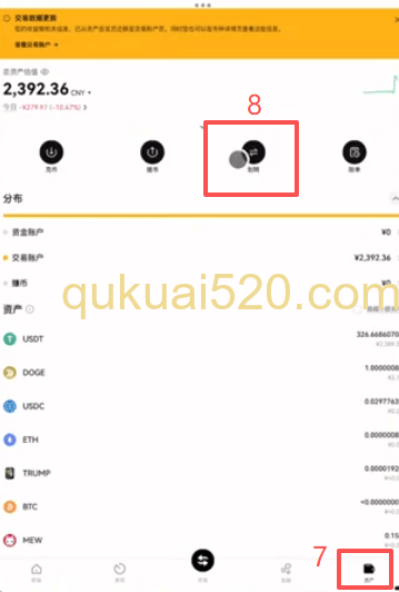C2C出售USDT商家界面
