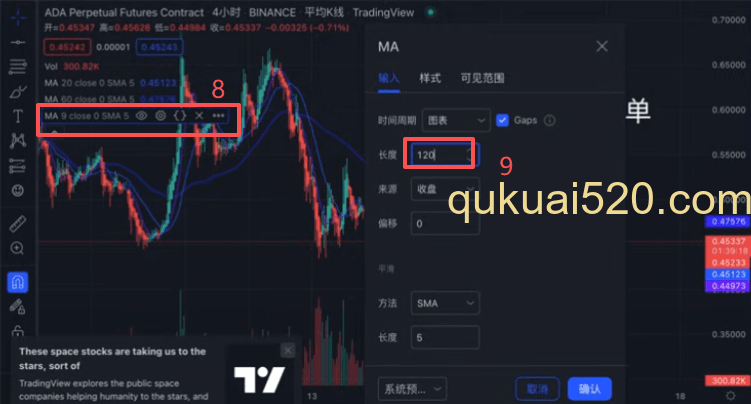移动平均线指标设置