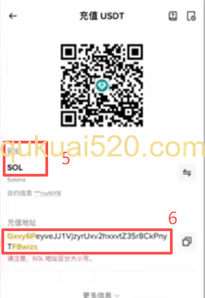 币安显示TRX和SOL地址格式完全不同