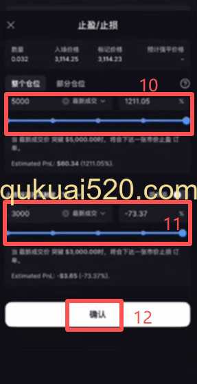 合约交易界面