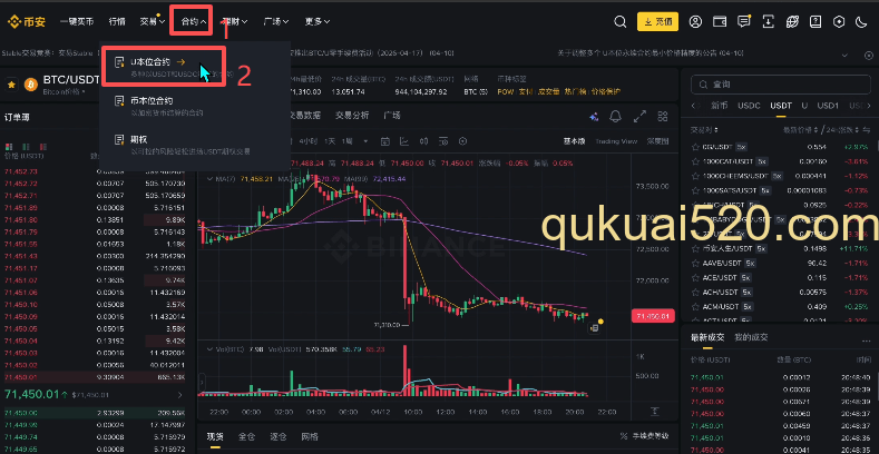 U本位合约交易设置