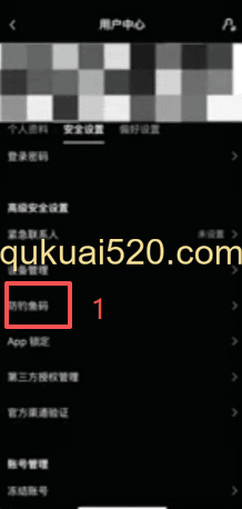 防钓鱼码设置界面