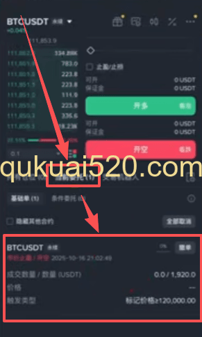 当前委托查看订单页面