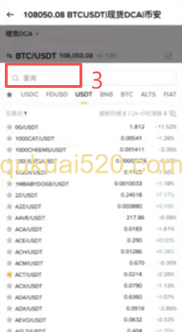 DCA页面功能介绍