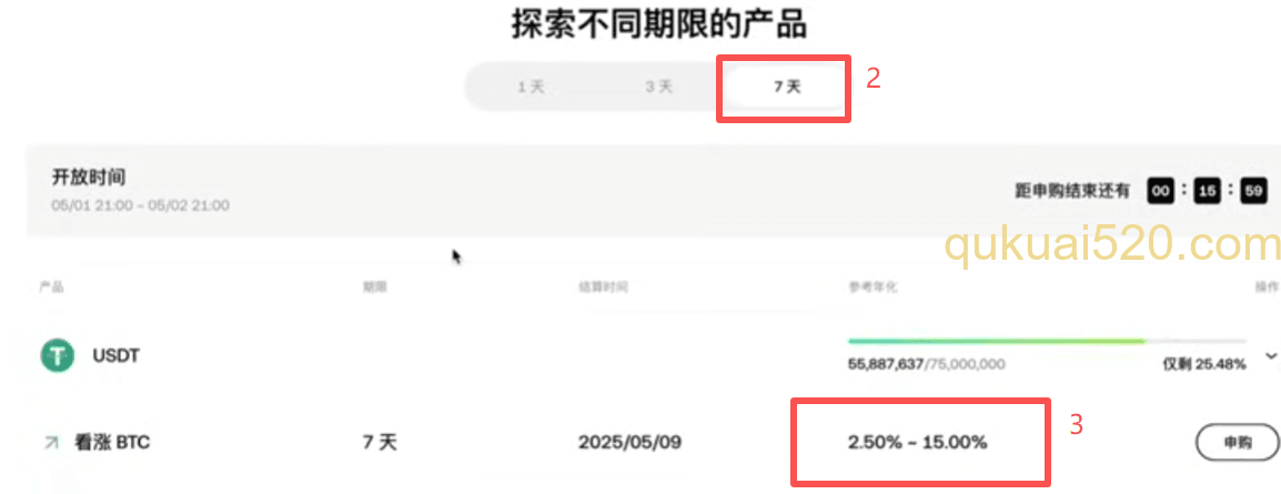 产品选择页面