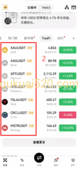 欧易主页Tradfi入口
