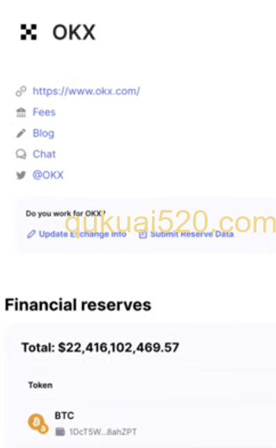 两交易所储备金证明页面