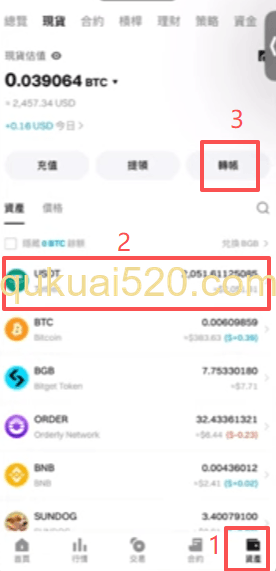 资产账户余额页面