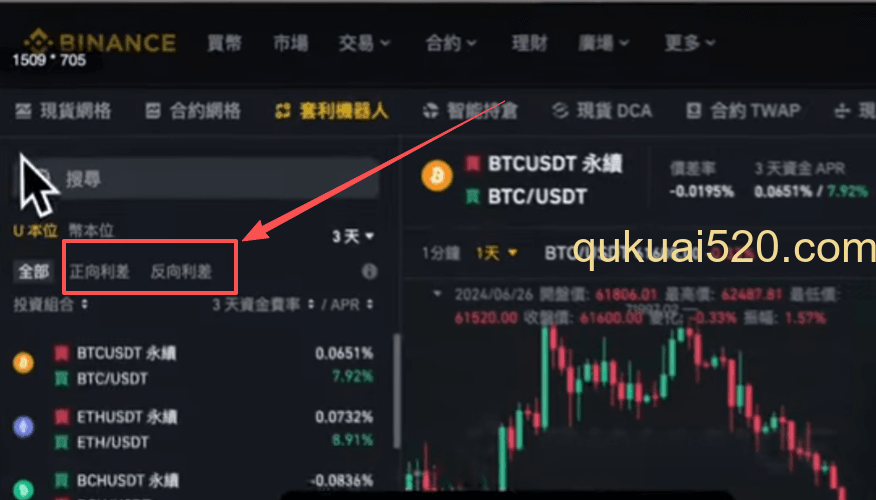 利差模式页面