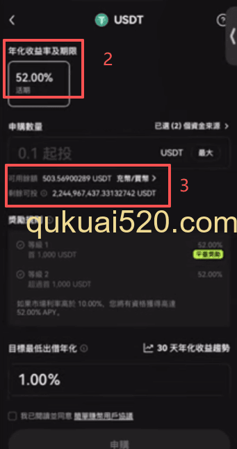 [USDT产品详情和利率规则]