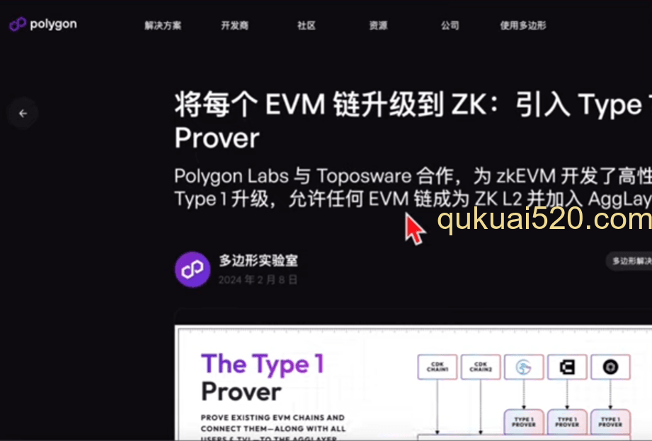 每个EVM链升级到ZK页面