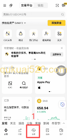 币安交易页面美元币对