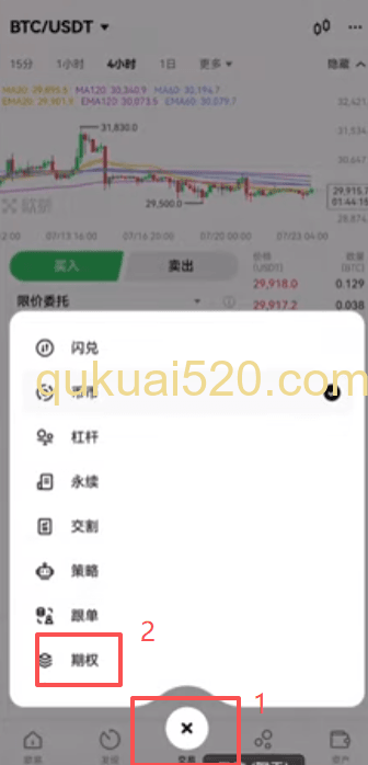 [欧易期权交易界面]