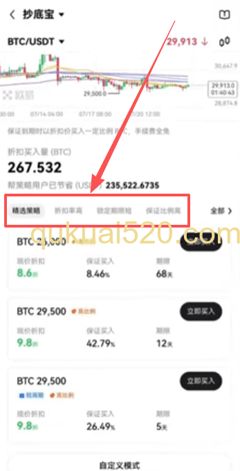 抄底宝精选策略列表