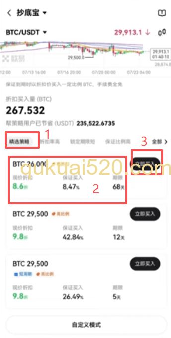 比特币策略页面