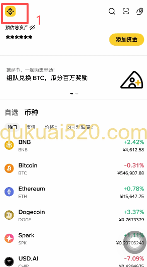[币安专业版切换按钮]