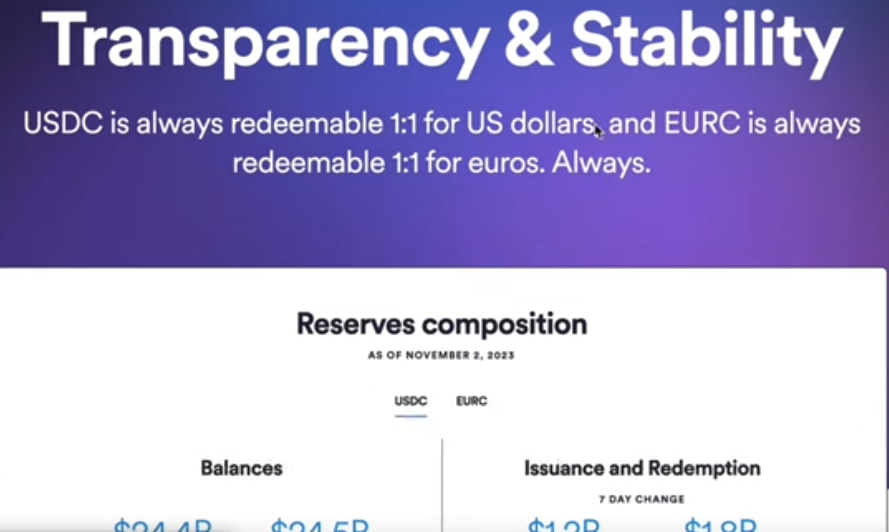 USDC官网页面