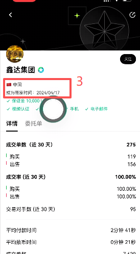 商家信息查看页面