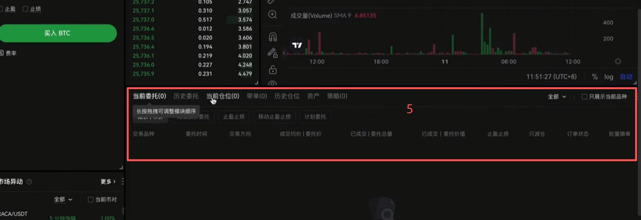 OKX交易所页面布局介绍页面