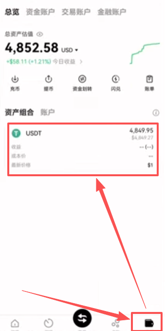 查看资产页面