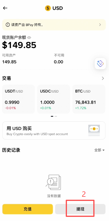 [币安Bpay服务申请界面]