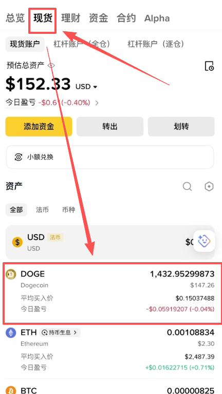 查看资产页面