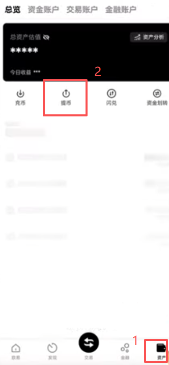 [欧易提币界面]