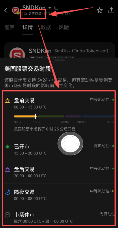 [股票代币交易时间显示]