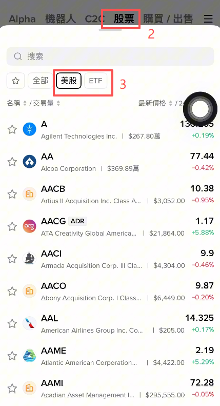 [币安股票交易界面]