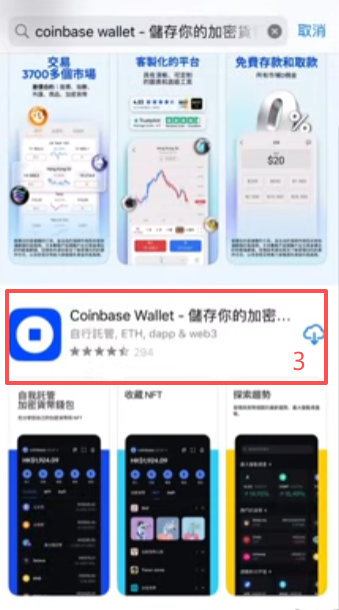 App Store搜索界面]