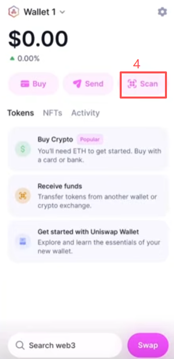 网页版连接钱包二维码