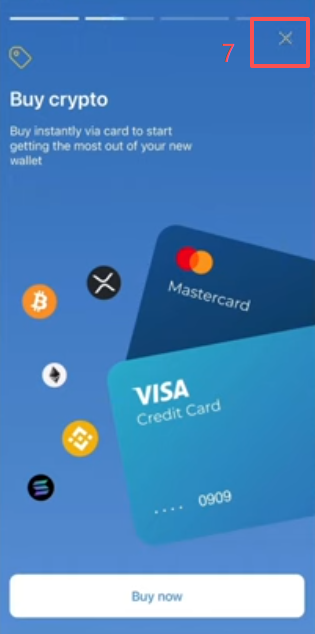 Trust Wallet应用创建新钱包页面