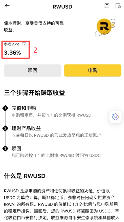 RWUSD项目页面