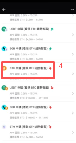 趋势智盈产品申购页面