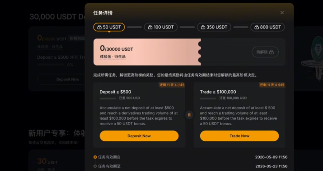 “福利中心”活动页面