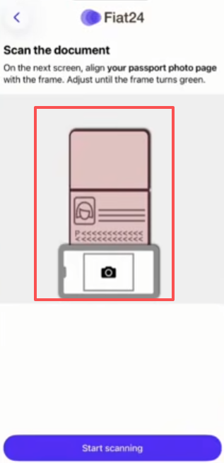 ReadID Ready扫描护照界面